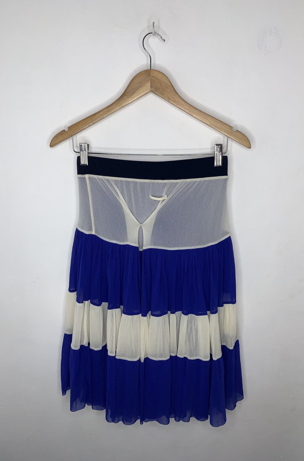 Jean Paul Gaultier Jean Paul Gaultier Midi Mesh Skirt Size 29" - 9 Thumbnail