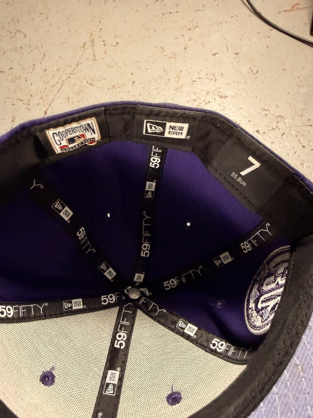 New Era Retro Purple Toronto Blue Jays Fitted Hat Size ONE SIZE - 10 Thumbnail