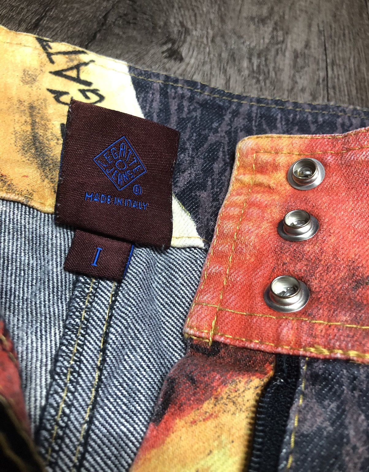 Vintage Le Gatte Jeans x Marco Fantini S.r.l Firenze Size 28" / US 6 / IT 42 - 11 Thumbnail