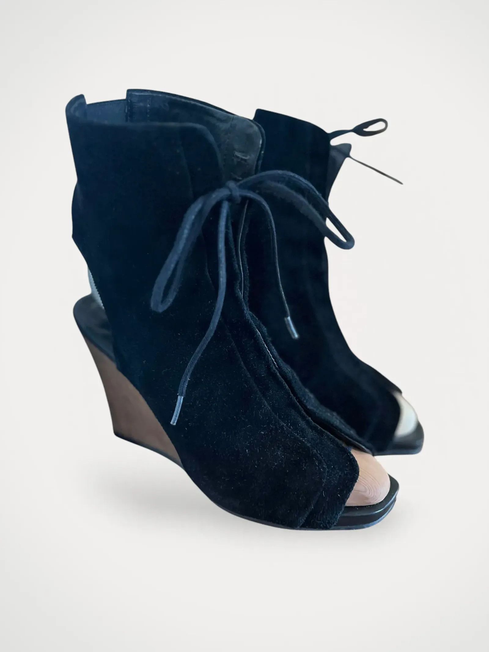 Filippa K Filippa K Fallon Laced Wedge Shoe Sandals Size US 9 / IT 39 - 1 Thumbnail
