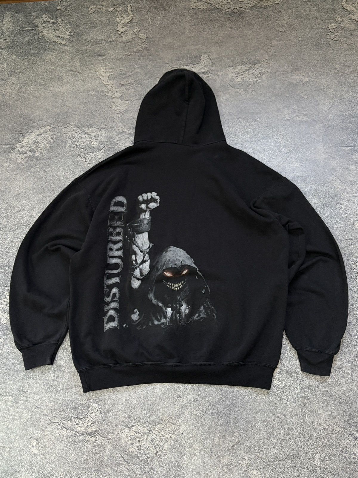 Vintage Vintage Disturbed Hoodie Black Rock Band Tour Merch 2000s XL Size US XL / EU 56 / 4 - 2 Thumbnail
