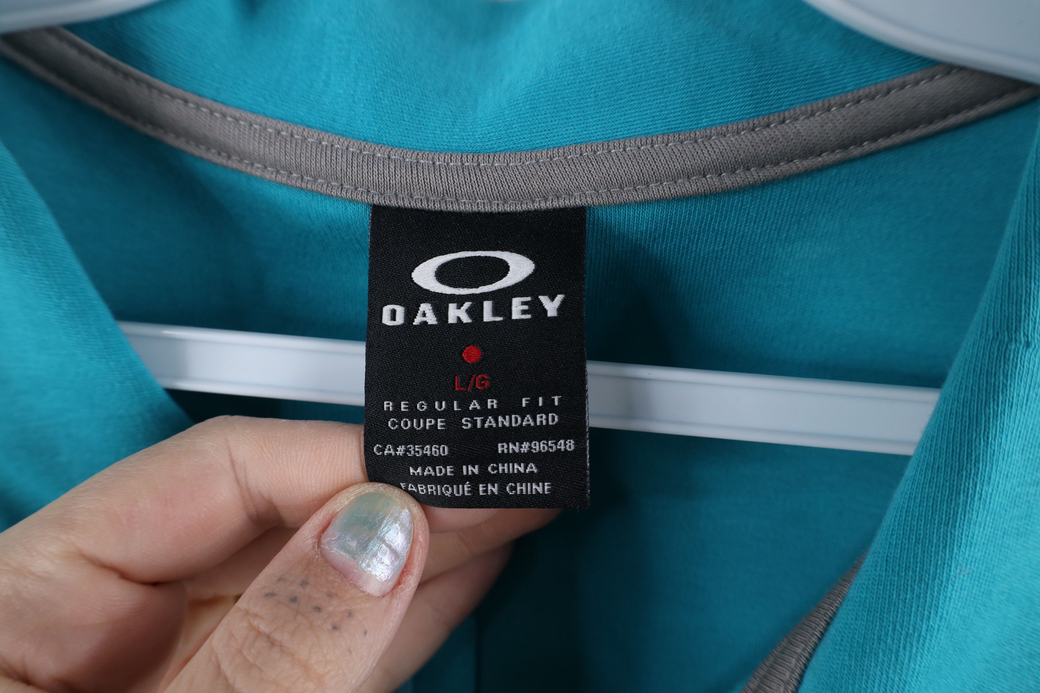 Oakley × Vintage Vintage Oakley O Logo Soft Touch Collared Golf Polo Shirt Size US L / EU 52-54 / 3 - 6 Thumbnail