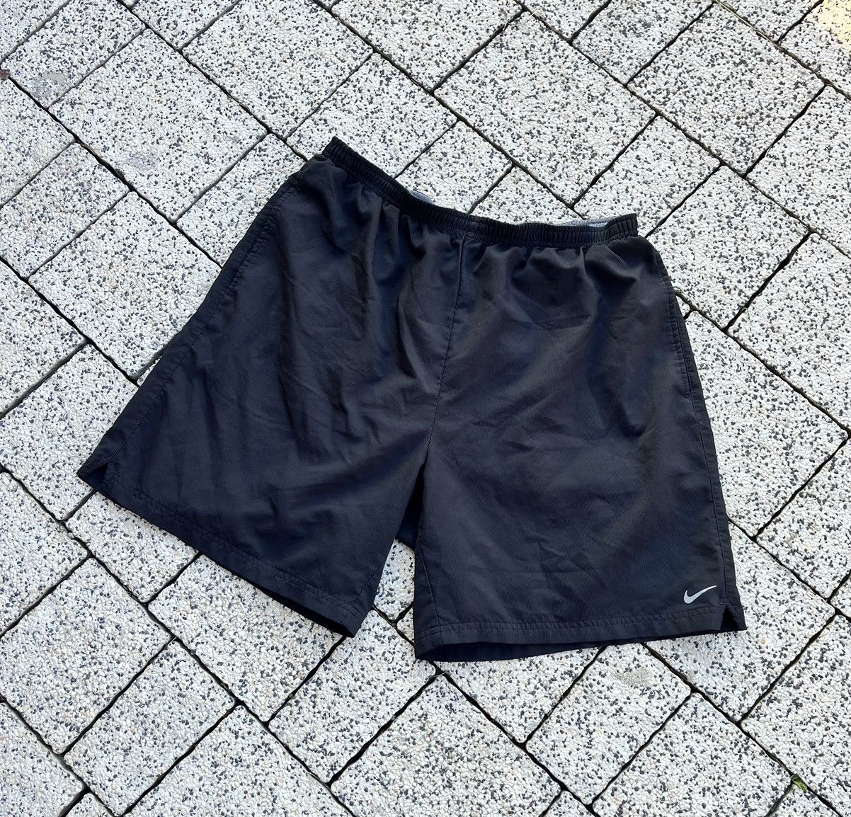 Nike × Vintage Nike Track Vintage Shorts Streetwear Y2K Drill Nylon Size US 36 / EU 52 - 1 Thumbnail