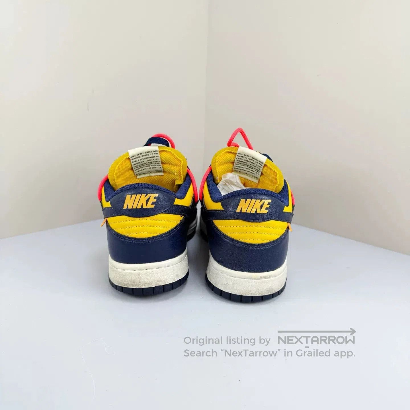 Nike Off-White x Nike Obsidian Dunk. Size US 9 / EU 42 - 3 Thumbnail