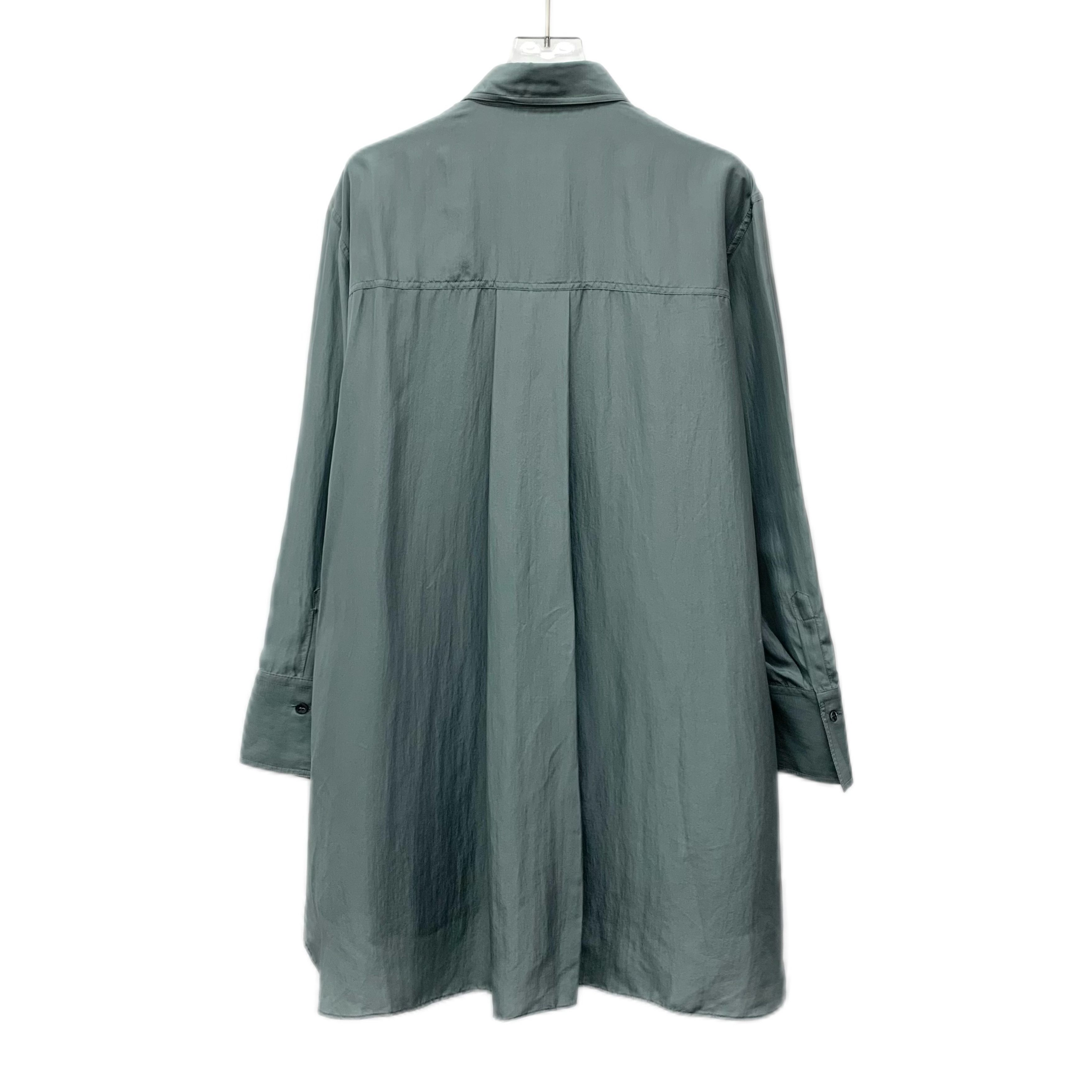 Brunello Cucinelli CM0216 Brunello Cucinelli Womens Oversized Button-Up Shirt Size S / US 4 / IT 40 - 2 Thumbnail