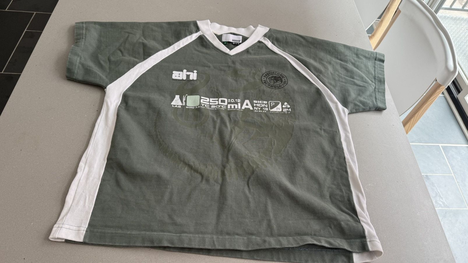 Hidden NY Asics Pretch Uniform Tee in Green
