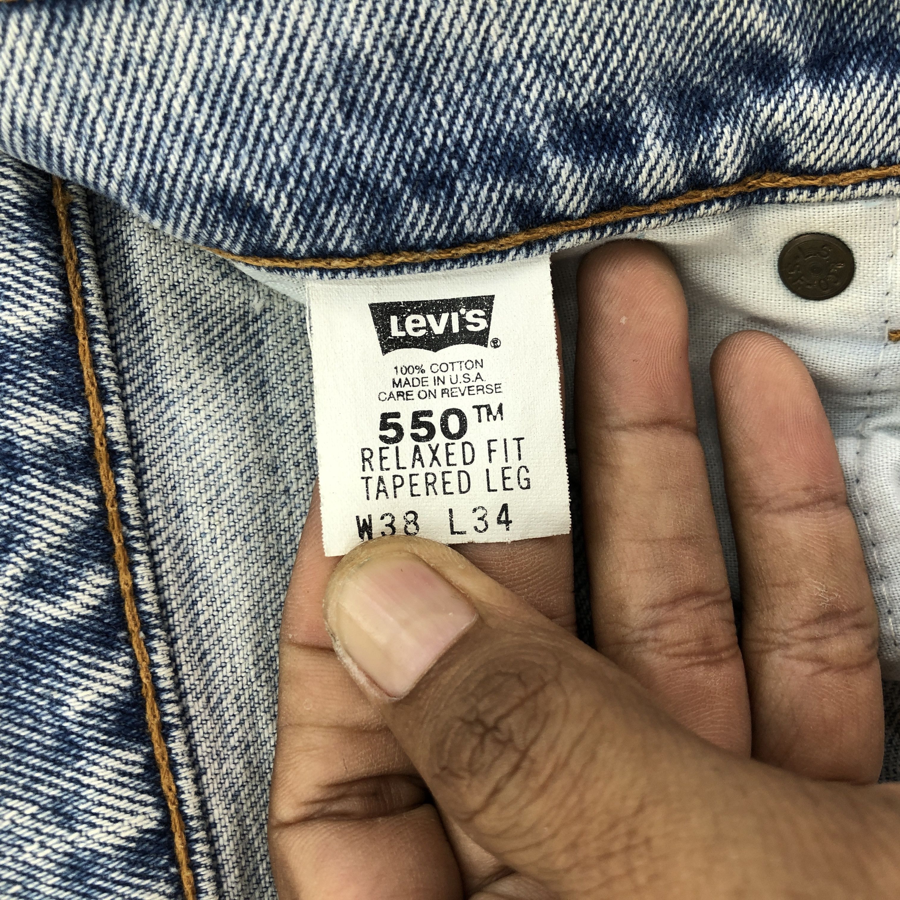 Levi's Vintage Levis Light Wash Jeans Levi's Ripped Faded Denim Size US 36 / EU 52 - 10 Thumbnail