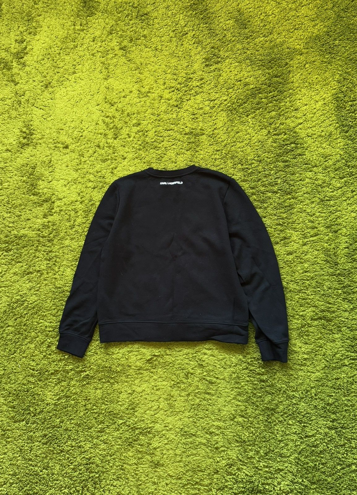 Designer × Karl Lagerfeld Karl Lagerfeld centre logo sweatshirt black Size M / US 6-8 / IT 42-44 - 2 Thumbnail