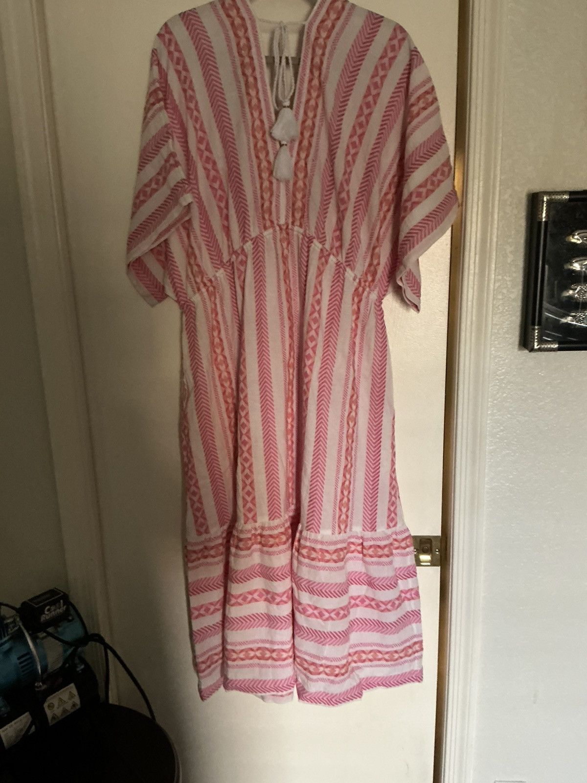 Tommy Bahama Geo jacquard midi coverup dress Size XL / US 12-14 / IT 48-50 - 4 Thumbnail