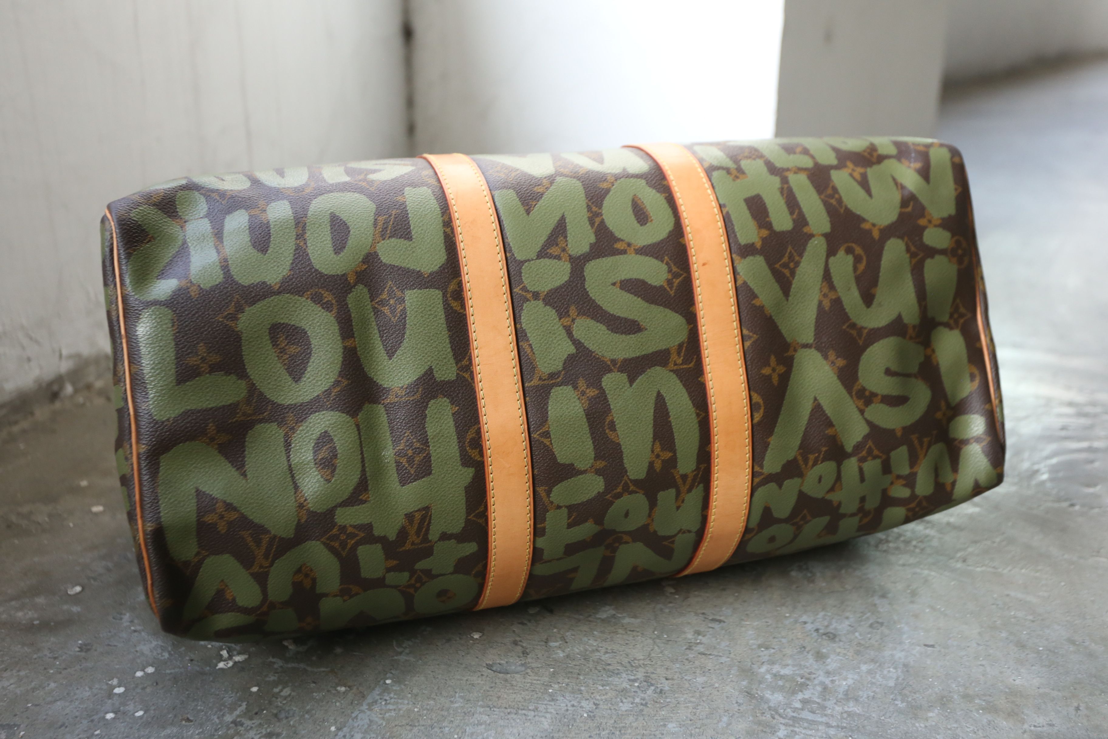 Louis Vuitton × Stephen Sprouse LV - Stephen Sprouse - MJ - S/S 01 - Graffiti Keepall 50 Size ONE SIZE - 4 Thumbnail