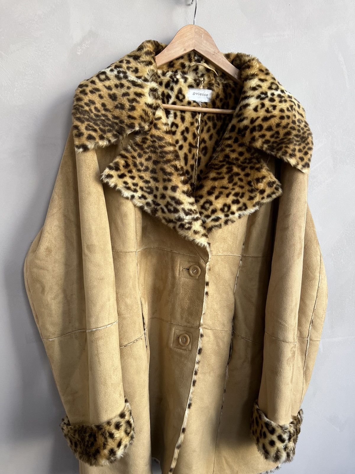 Hysteric Glamour × If Six Was Nine × Le Grande Bleu (L.G.B.) VTG LGB If Six Was Nine Style FAUX FUZZY Fur COAT Jacket Size US L / EU 52-54 / 3 - 2 Thumbnail