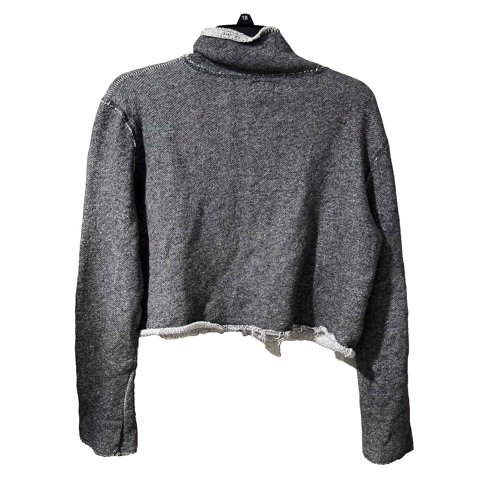 Rag & Bone Rag & Bone Madeline terry Cotton Funnel Neck XXS A001365 Size XXS / US 00 / IT 34 - 4 Thumbnail