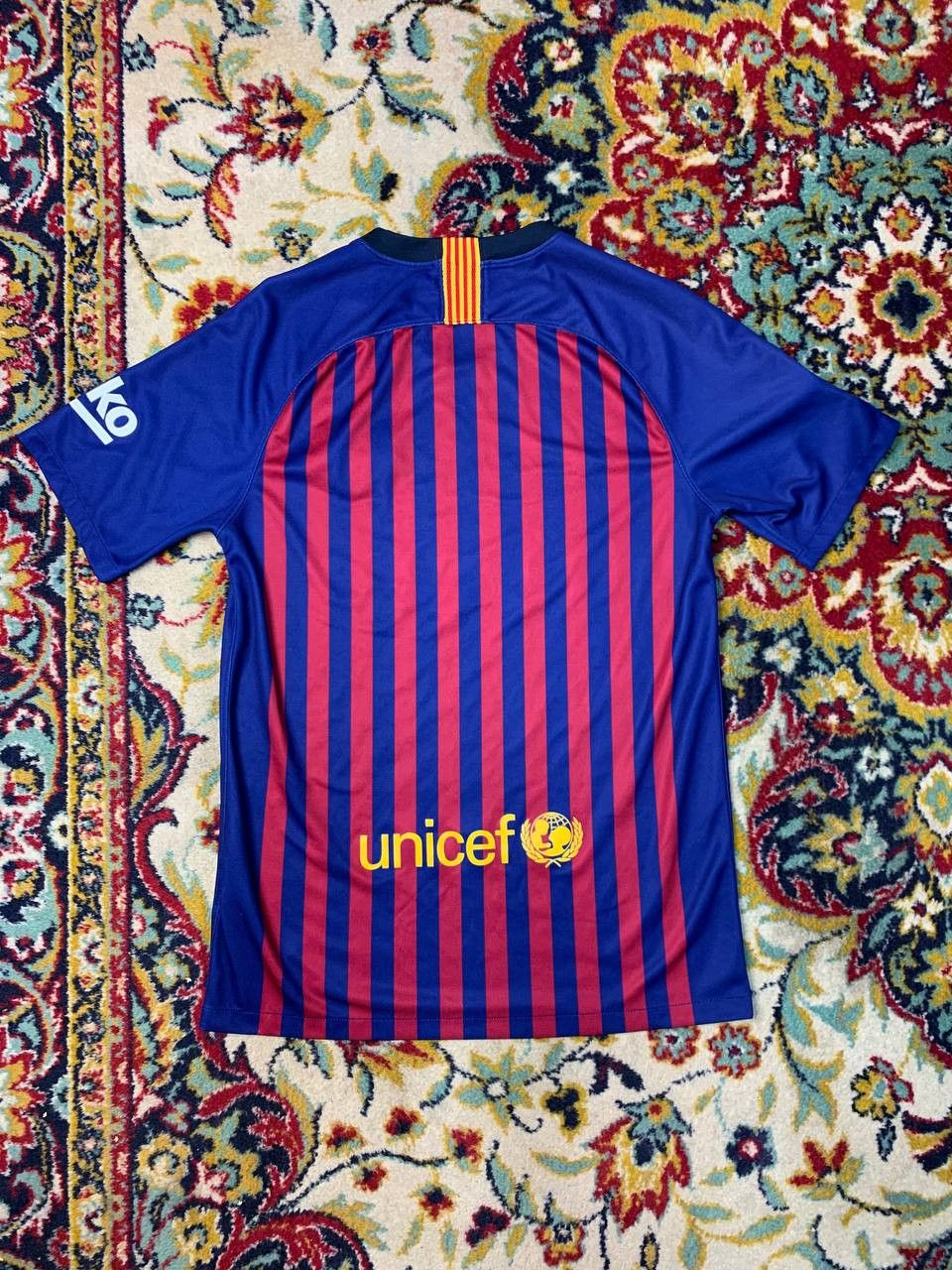 Nike 2018 Nike FC Barcelona Home Short Sleeve Blue Jersey Sz S Size US S / EU 44-46 / 1 - 2 Thumbnail