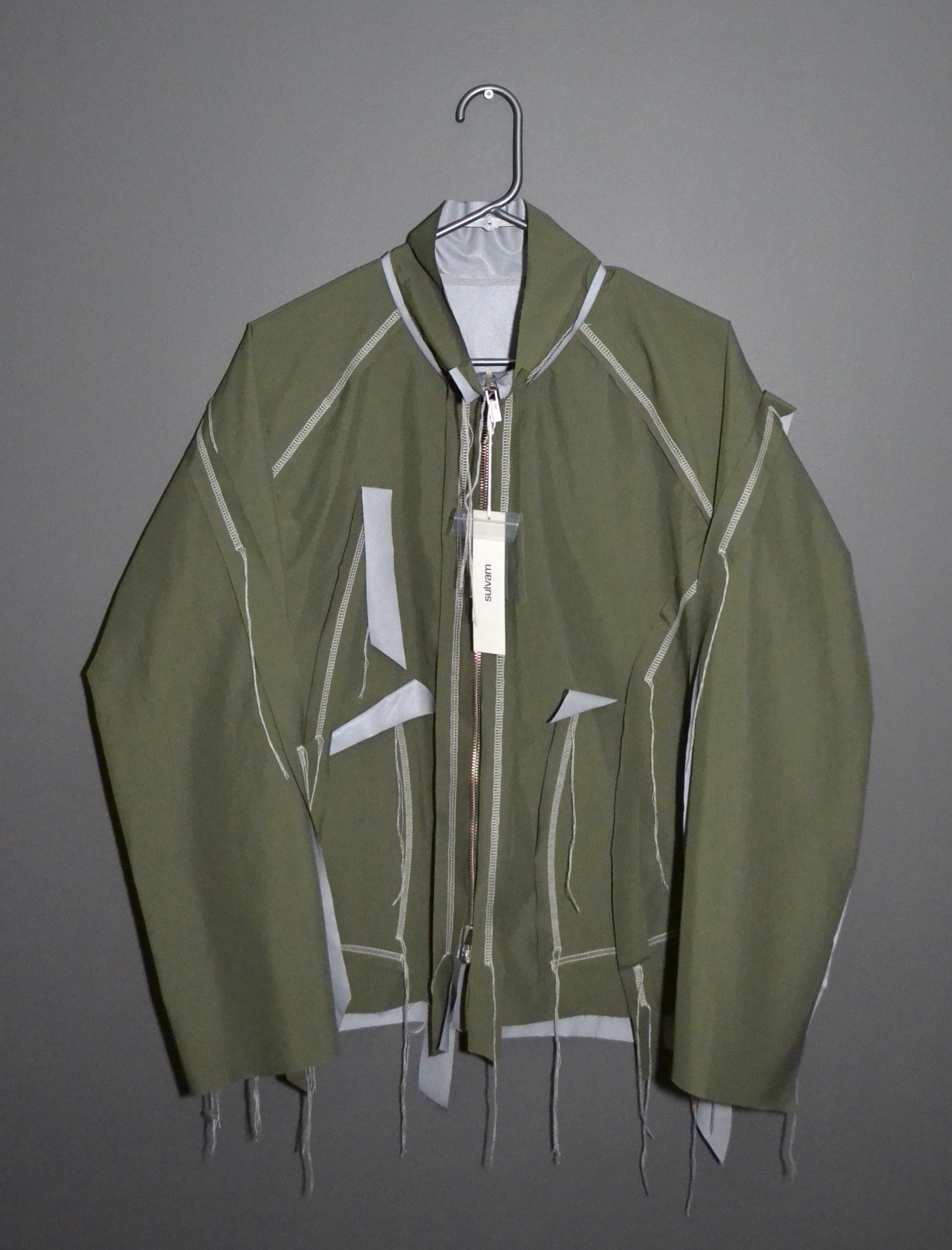 Sulvam Sulvam Distressed Layered Jacket Cutting Short Blouson L Size US L / EU 52-54 / 3 - 2 Thumbnail