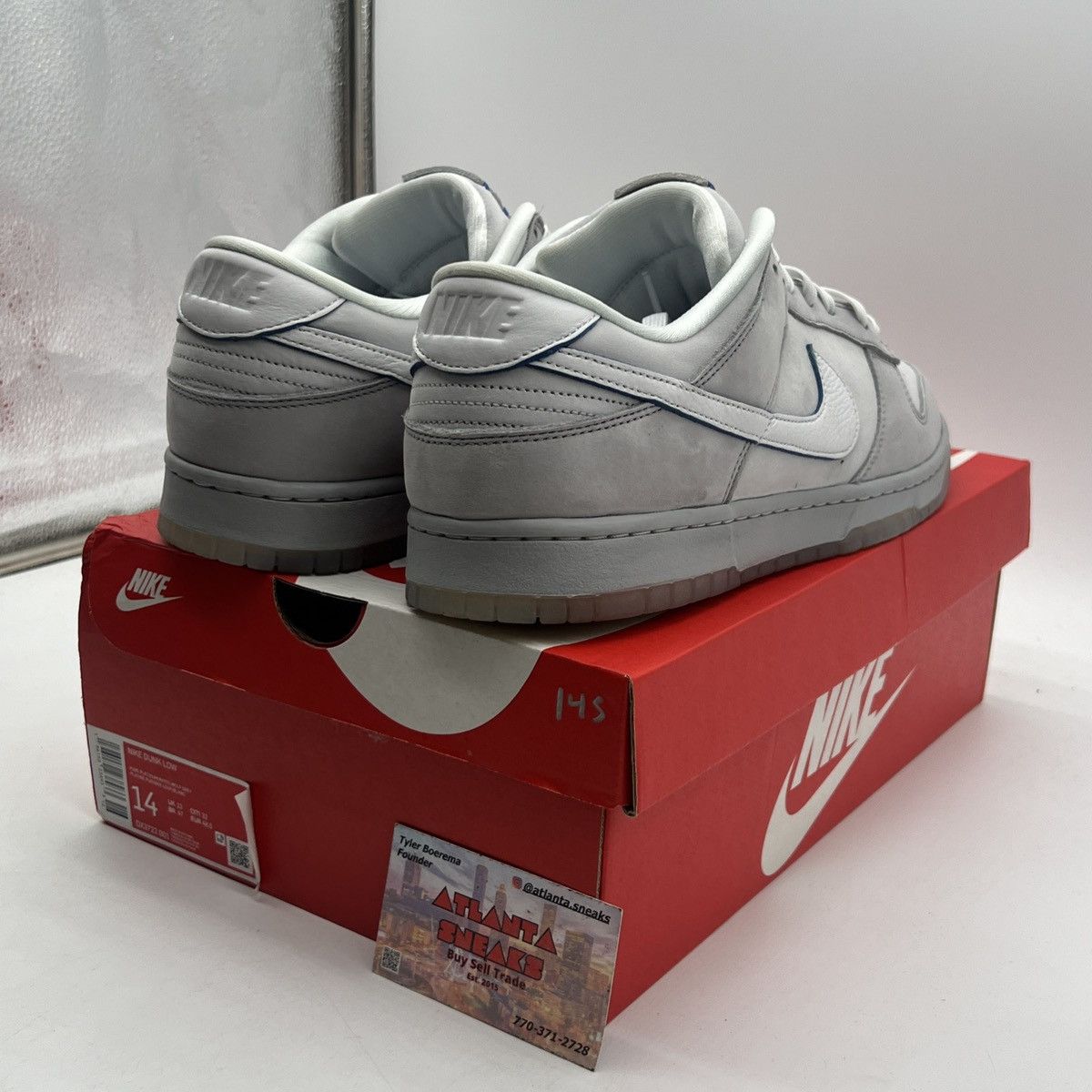 Nike Nike dunk low wolf grey pure platinum Size US 14 / EU 47 - 5 Thumbnail