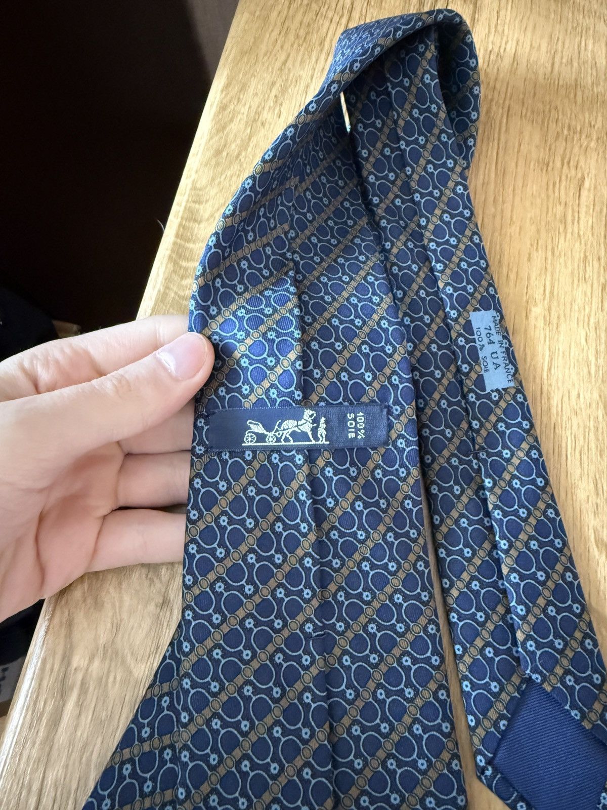 Hermes Vintage Hermes Tie Size ONE SIZE - 4 Thumbnail