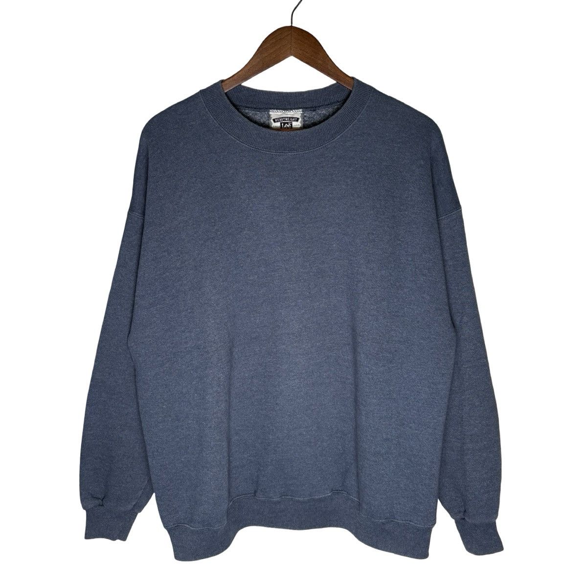 Lee Vintage 90s Lee Heavyweight Gray Sweatshirt Men's XL Size US XL / EU 56 / 4 - 1 Thumbnail