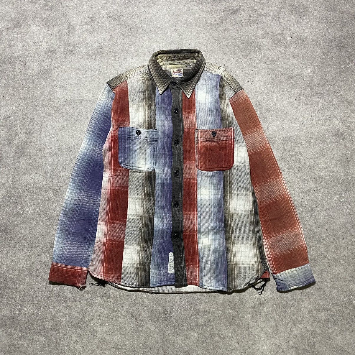 Sugar Cane Houston Union Made Distresed Chambray Flannel Size US M / EU 48-50 / 2 - 1 Thumbnail