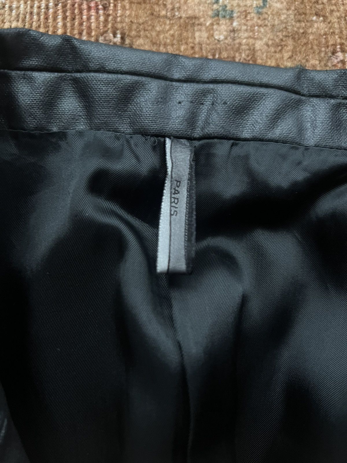 Dior Dior Homme SS04 Strip Waxed Blazer Size 48S - 2 Thumbnail