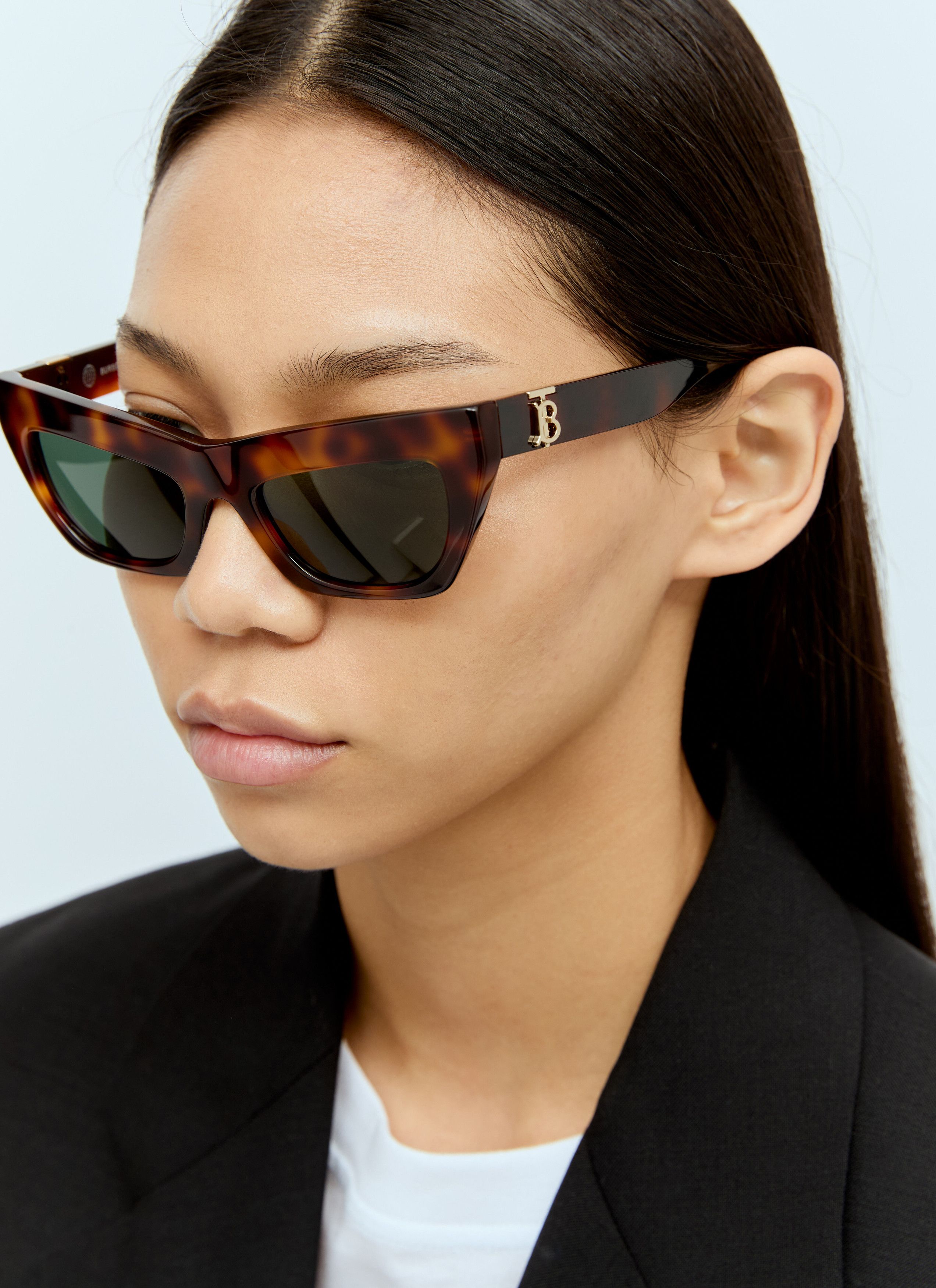 image of New Burberry Be4405 - 331671 Sunglasses in Dark Havana, Women's