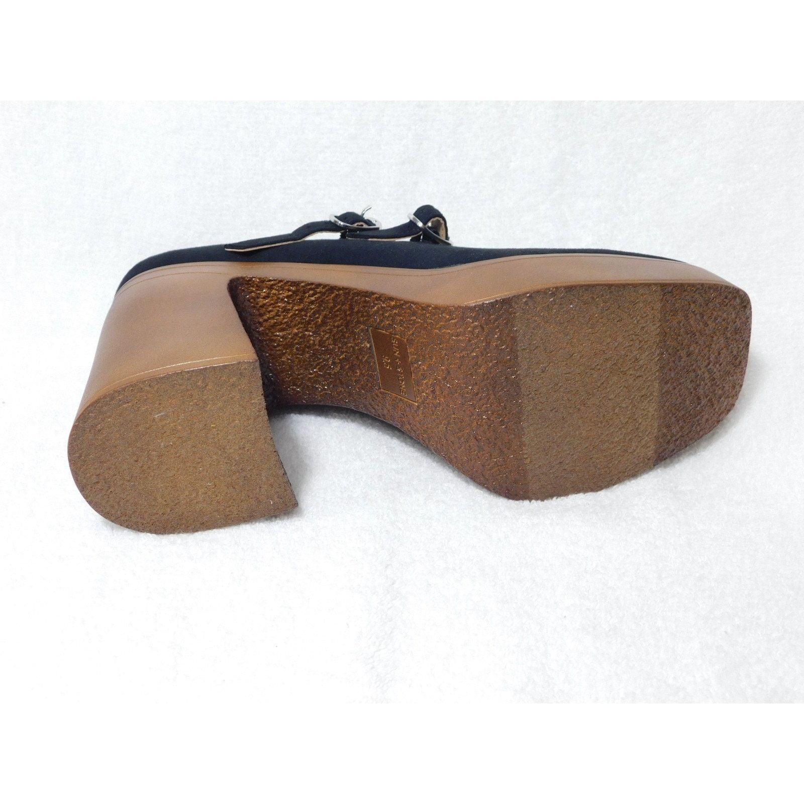 Other W691 Sun Stone Black Shaunaa Buckled Platform Shoes 9.5 M Size US 9.5 / IT 39.5 - 5 Thumbnail