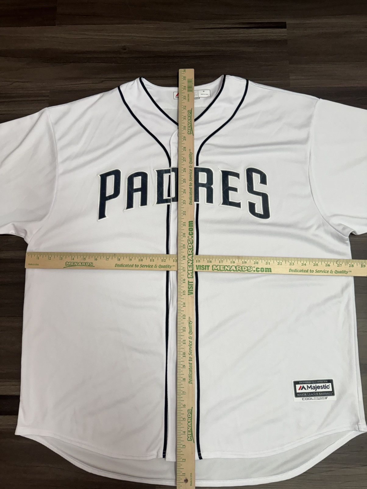 Majestic 3XL San Diego Padres MLB Baseball Cool Base Stitched Jersey Size US XXL / EU 58 / 5 - 5 Thumbnail
