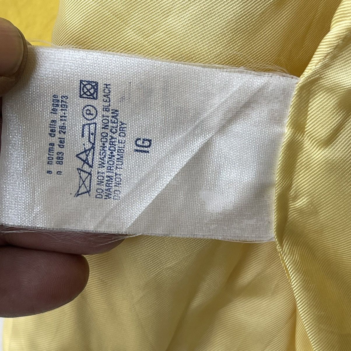 Versace Vintage Versace Jeans Couture Wool Cashmere Jacket Yellow Size M / US 6-8 / IT 42-44 - 11 Thumbnail