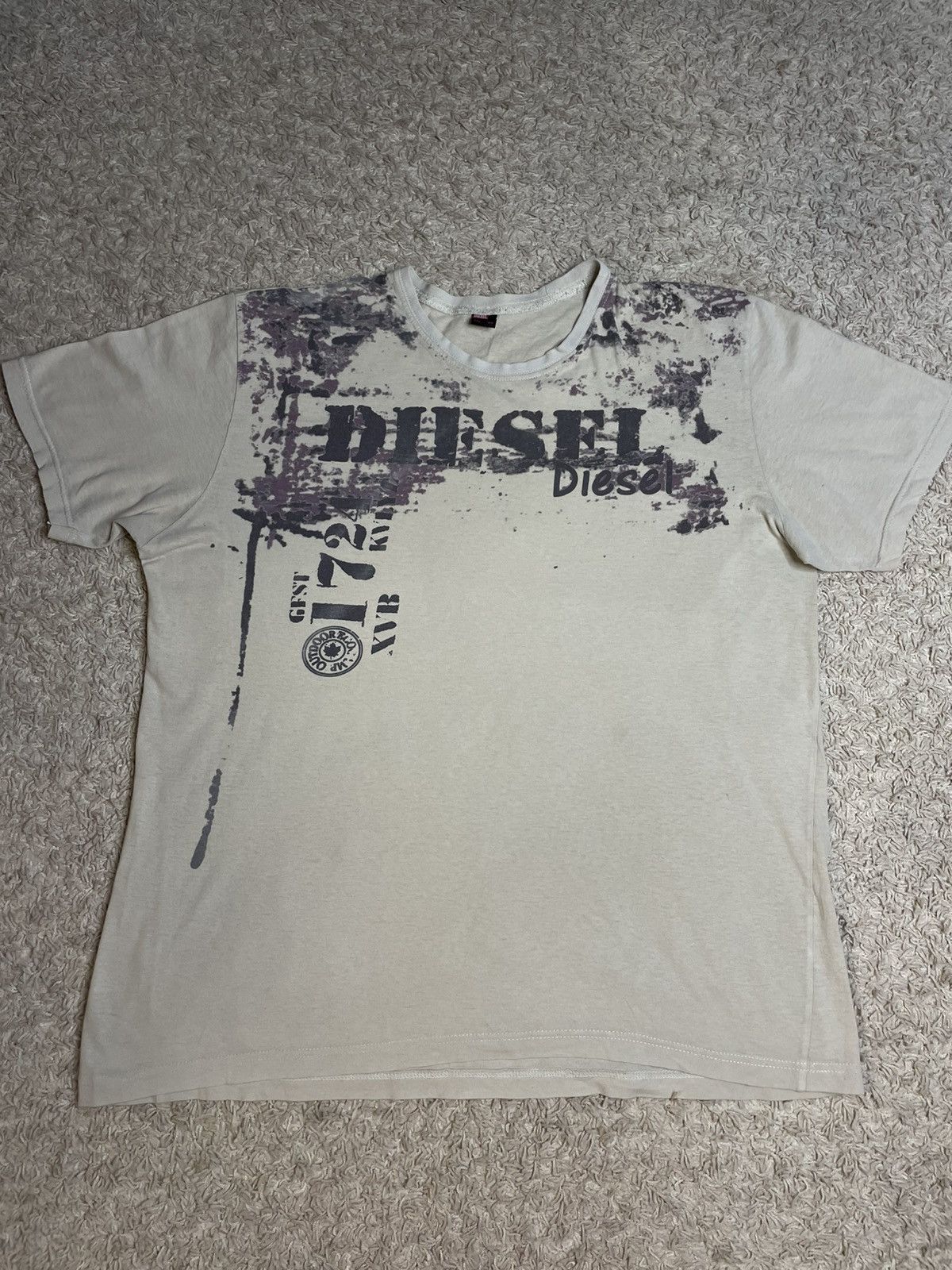 Diesel Diesel Vintage Big Logo Shirt X Large Size US XL / EU 56 / 4 - 1 Thumbnail