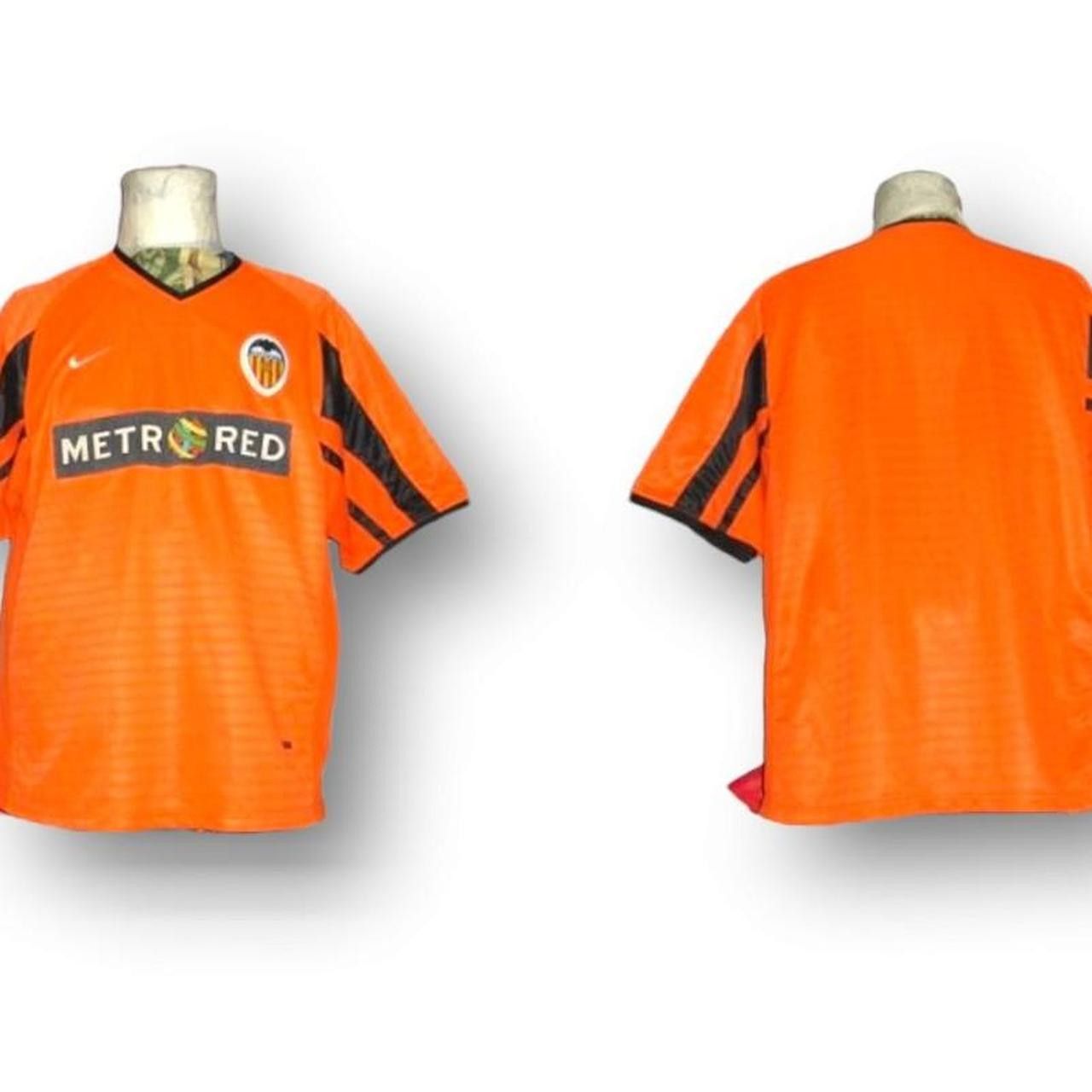 Nike Fc Valencia Spain 2001 2002 Away Shirt Jersey Size US L / EU 52-54 / 3 - 3 Thumbnail