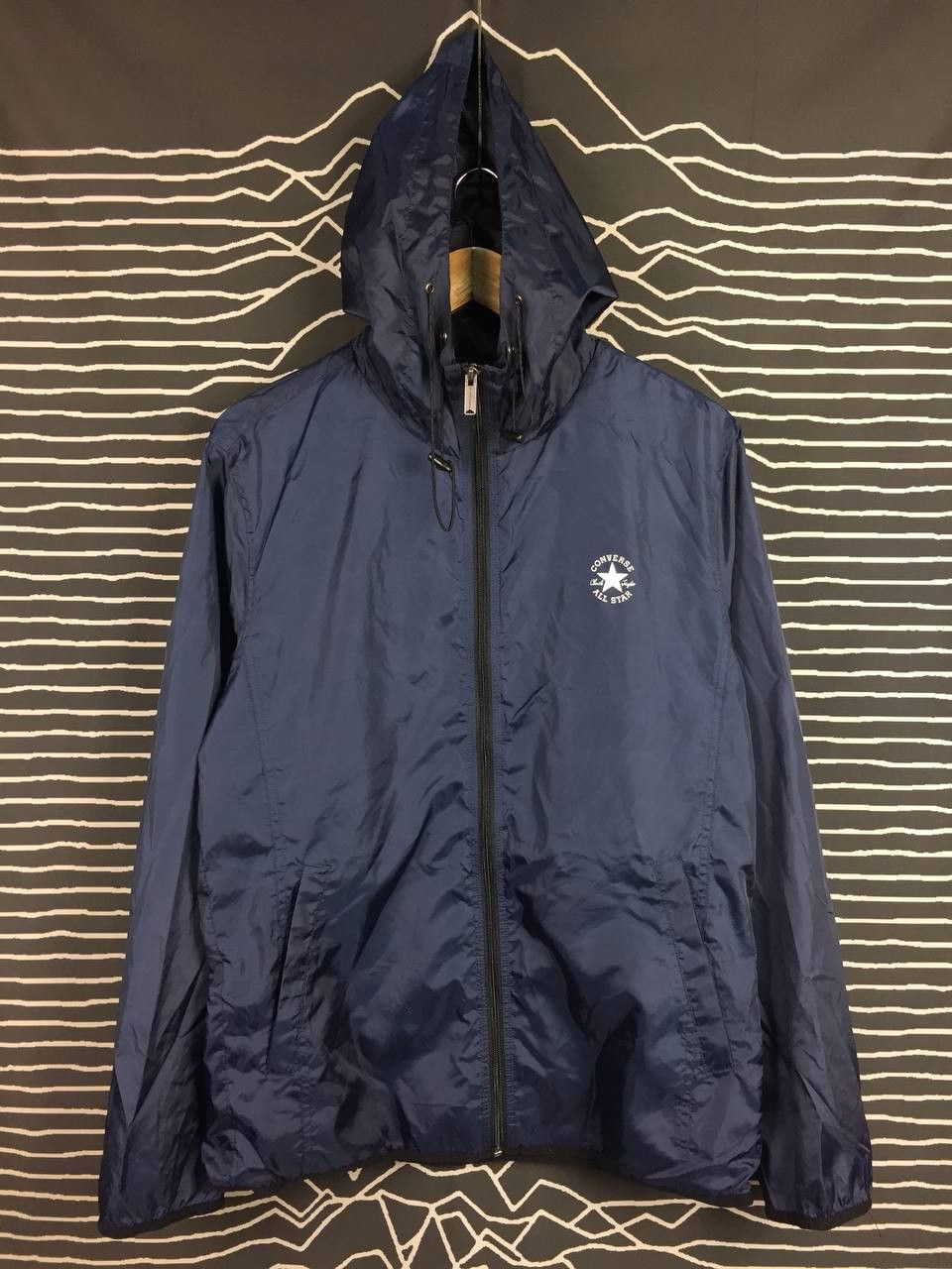 Converse Converse Chuck Taylor Lightweight Hooded Windbreaker Jacket Size US L / EU 52-54 / 3 - 3 Thumbnail