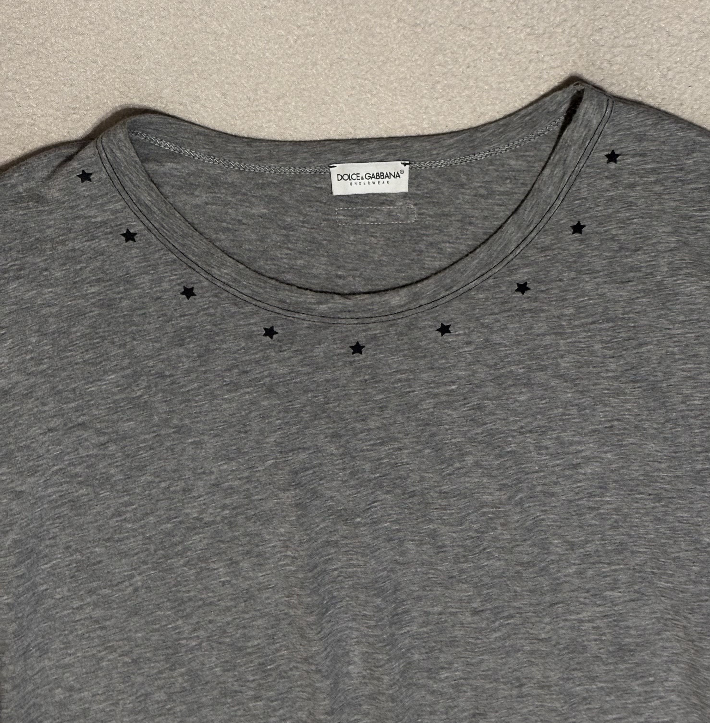 Dolce & Gabbana Dolce Gabbana Underwear Gray T-shirt Size. XL Size US XL / EU 56 / 4 - 6 Thumbnail