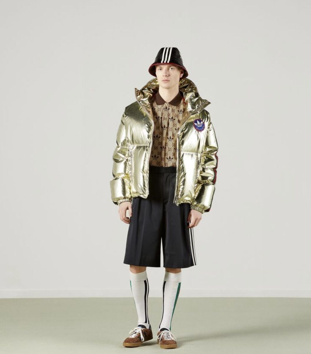 Adidas × Gucci 🔥$4.5K VALUE🔥 Gucci x Adidas Laminated Padded Puffer Jacket Size US L / EU 52-54 / 3 - 2 Thumbnail