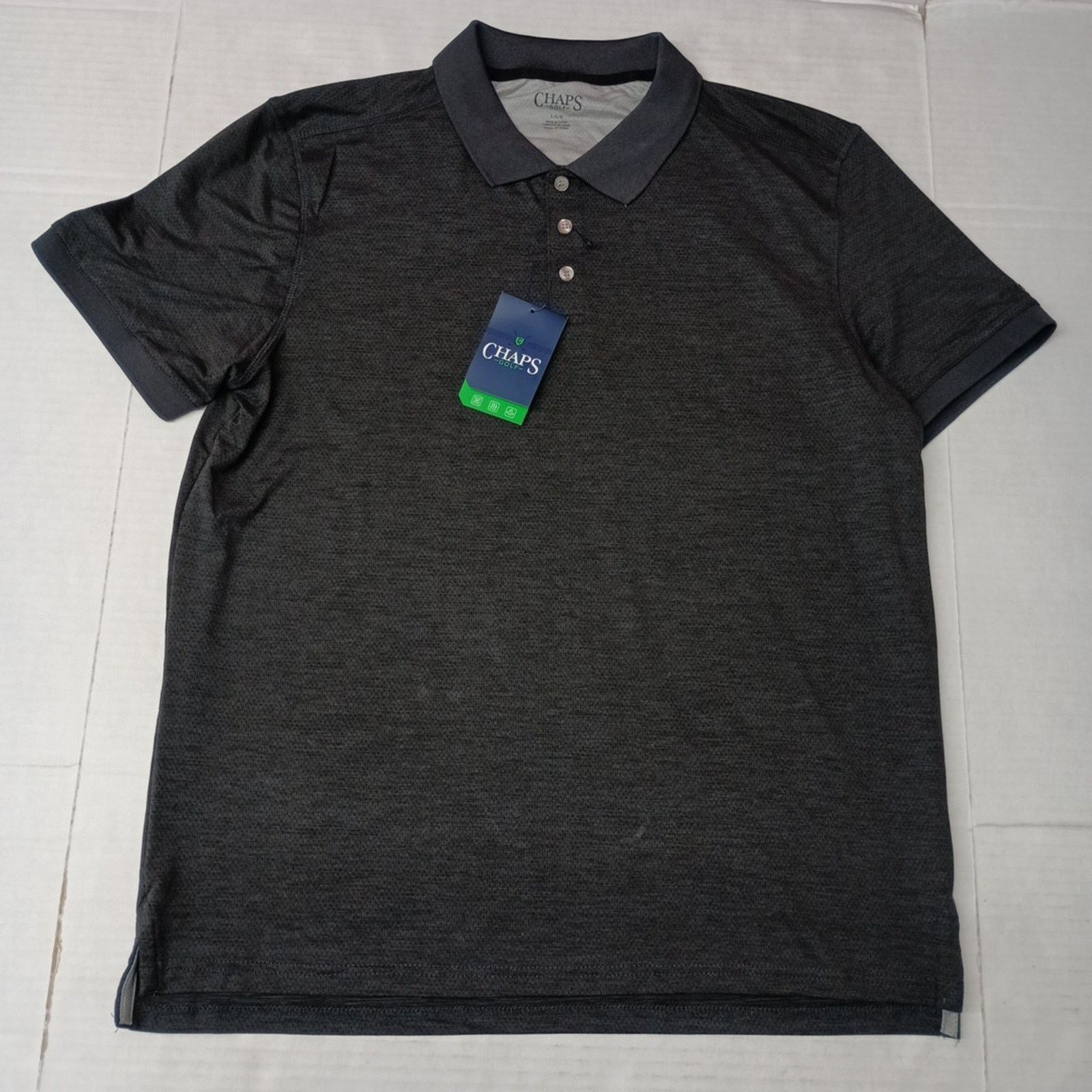 Chaps Chaps Golf Core Polo Shirt Men's L Black Onyx 4-Way Stretch Size US L / EU 52-54 / 3 - 1 Thumbnail