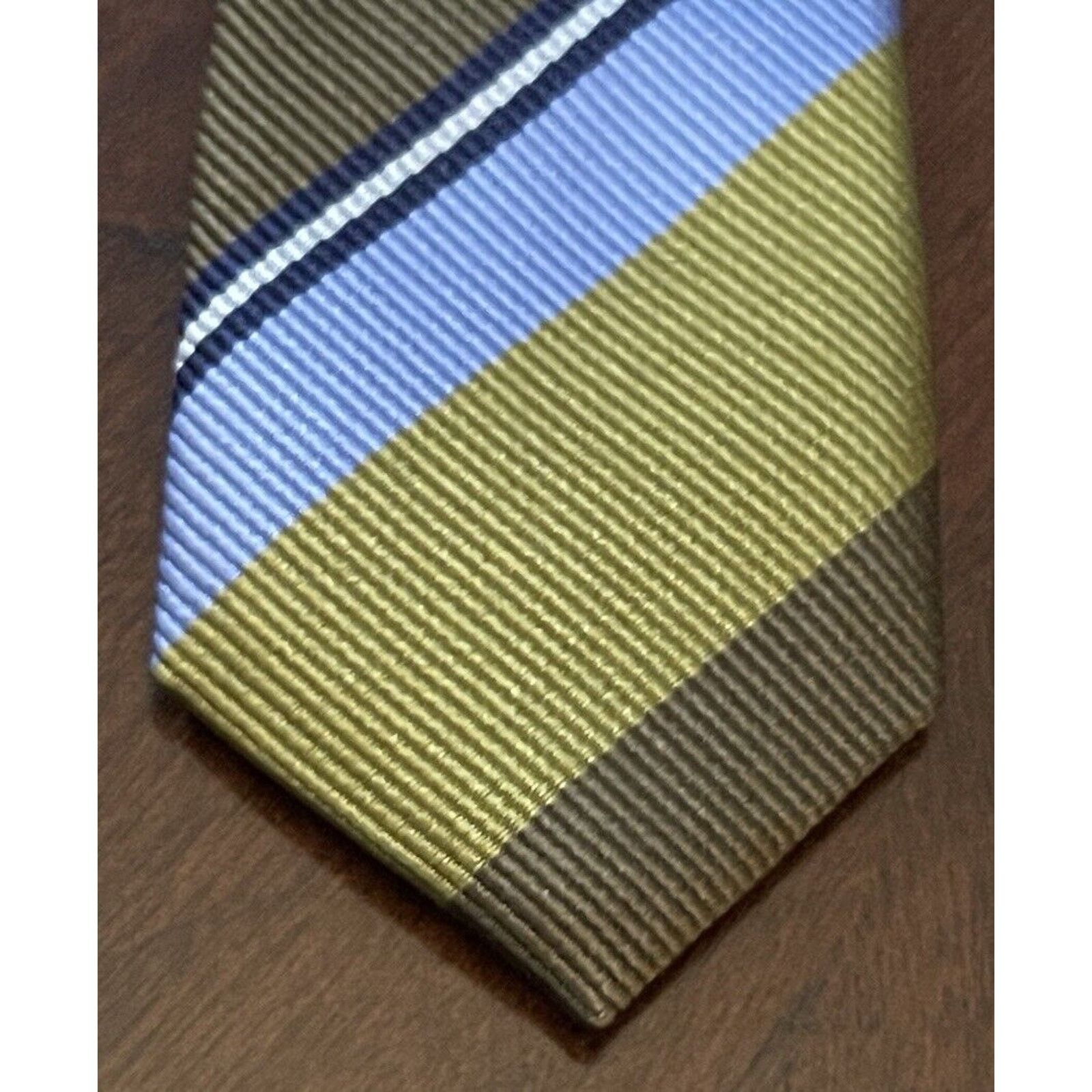 Other Bocara Green Blue Repp Hand Made 100% Silk Made In China Size ONE SIZE - 6 Thumbnail