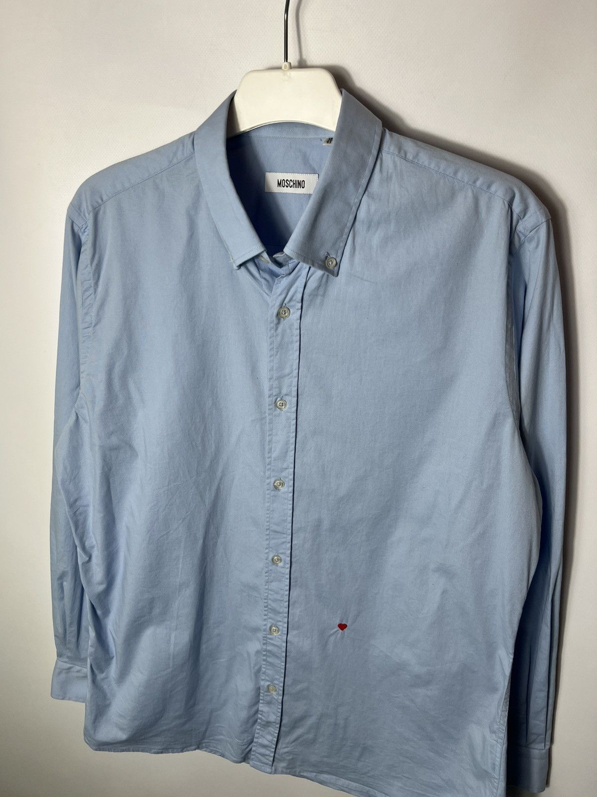 Moschino Vintage luxury Moschino Heart Logo Button up shirt Size US S / EU 44-46 / 1 - 2 Thumbnail