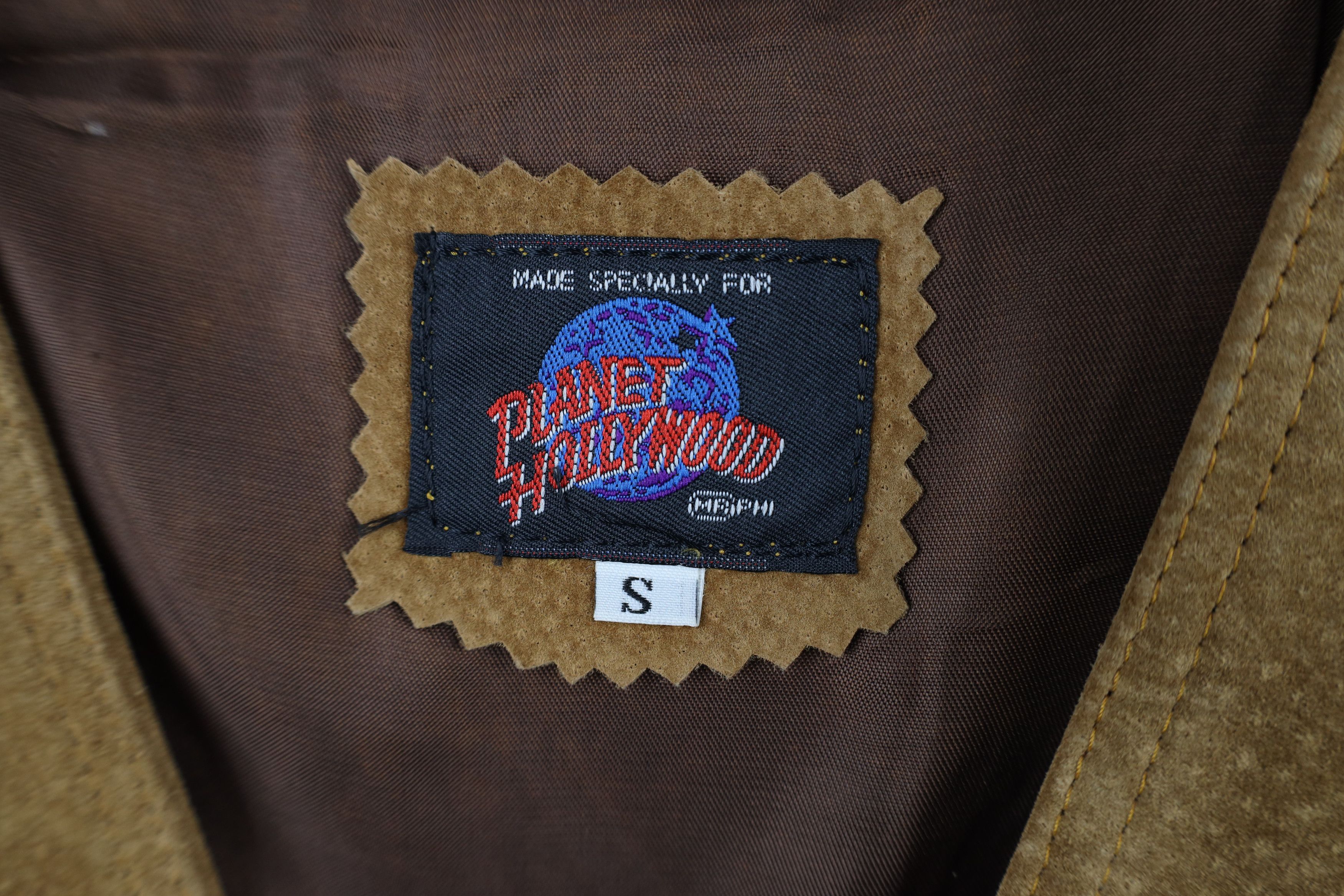 Vintage Vintage 90s Planet Hollywood Cancun Buckle Back Leather Vest Size US S / EU 44-46 / 1 - 8 Thumbnail