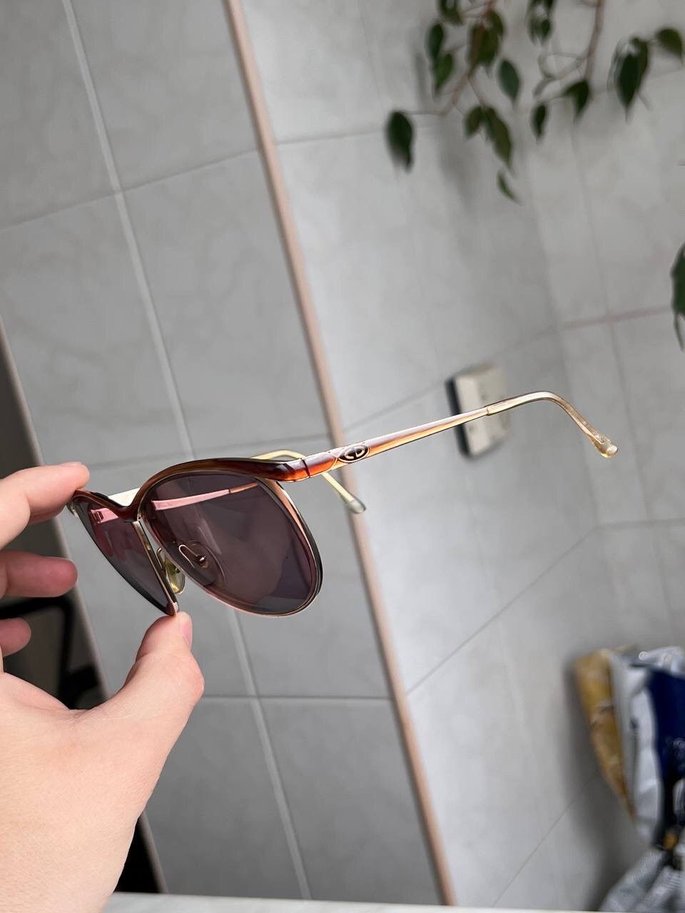 Dior × Vintage Christian Dior Vintage 80s Eyeglasses Austria Metal Frame Size ONE SIZE - 16 Thumbnail