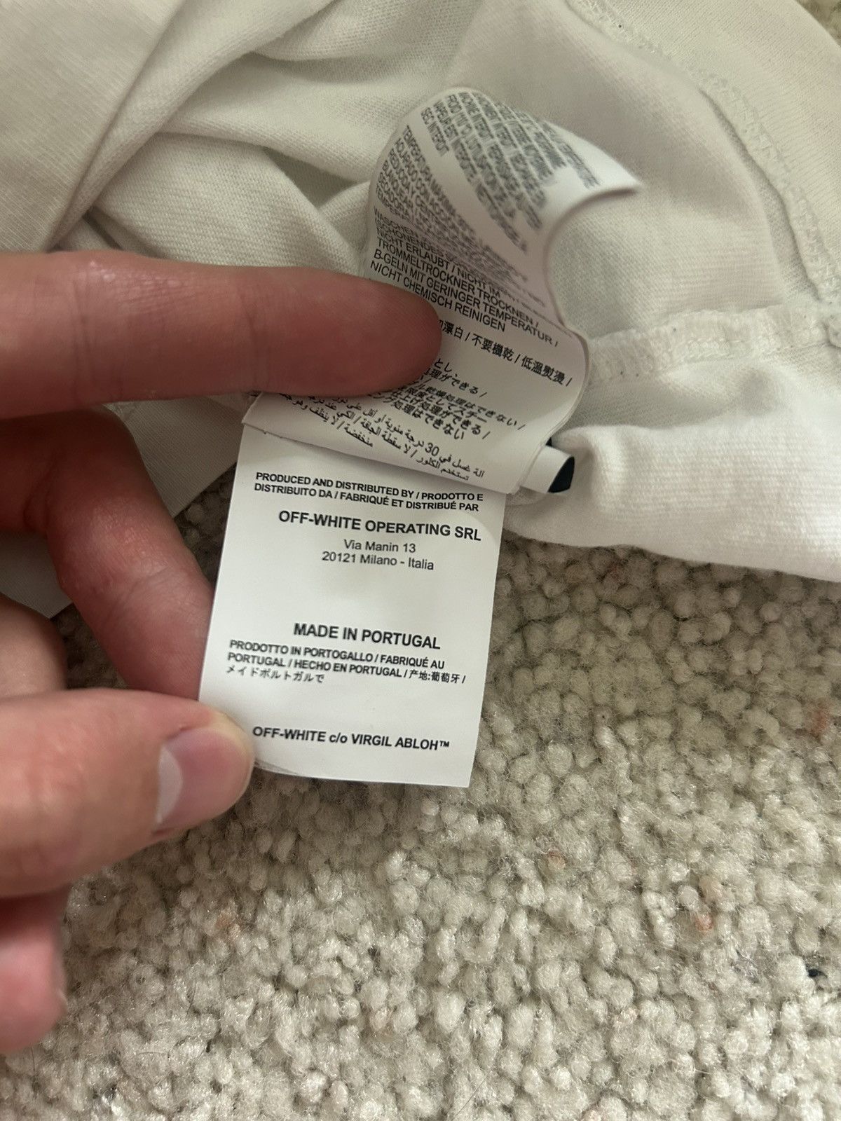Off-White Off White Basic Tee Main Label Size US M / EU 48-50 / 2 - 5 Thumbnail