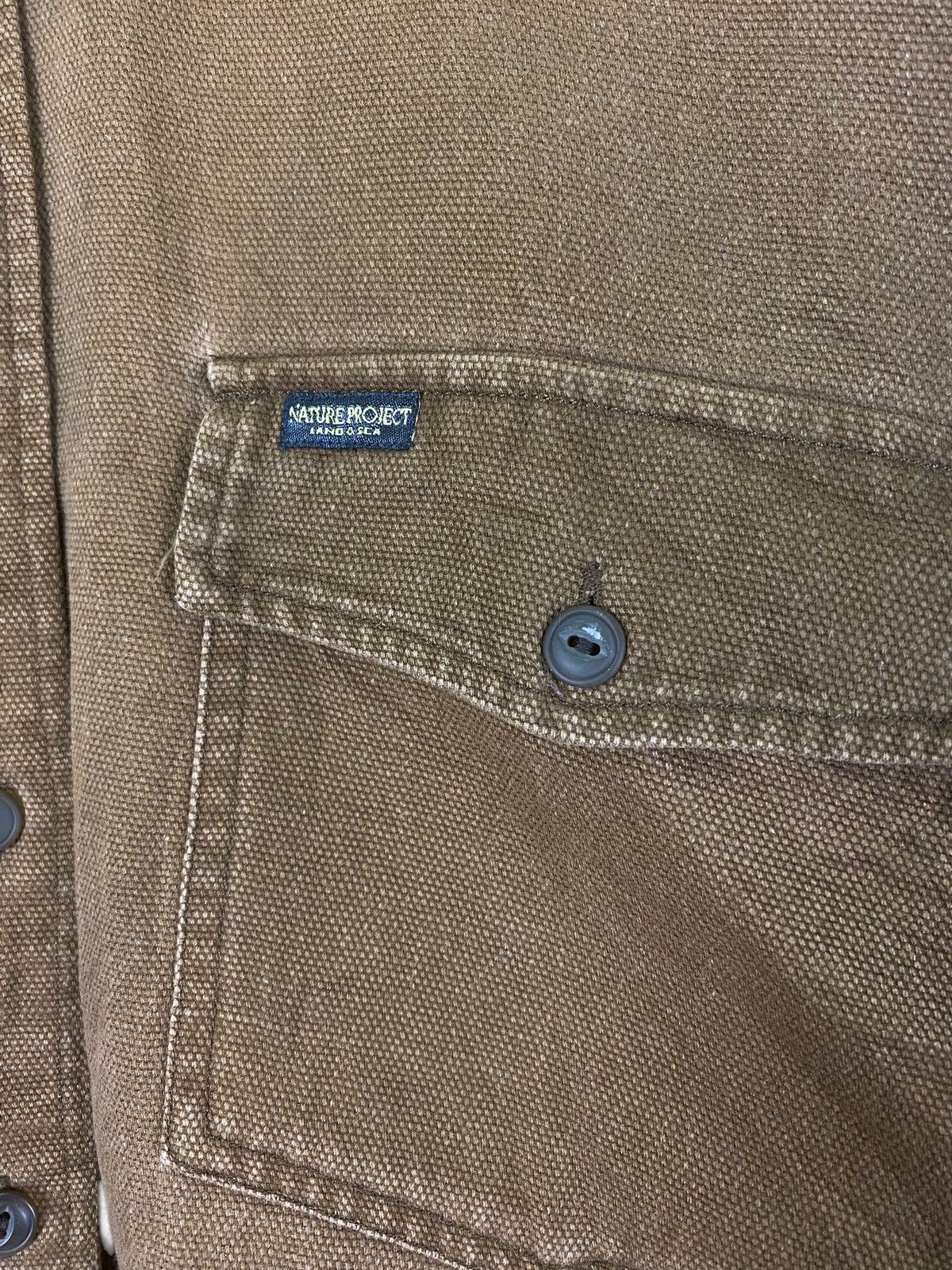 Japanese Brand × Vintage Vintage Japanese Brand Natural Project Duck Canvas LS Shirt Size US M / EU 48-50 / 2 - 7 Thumbnail