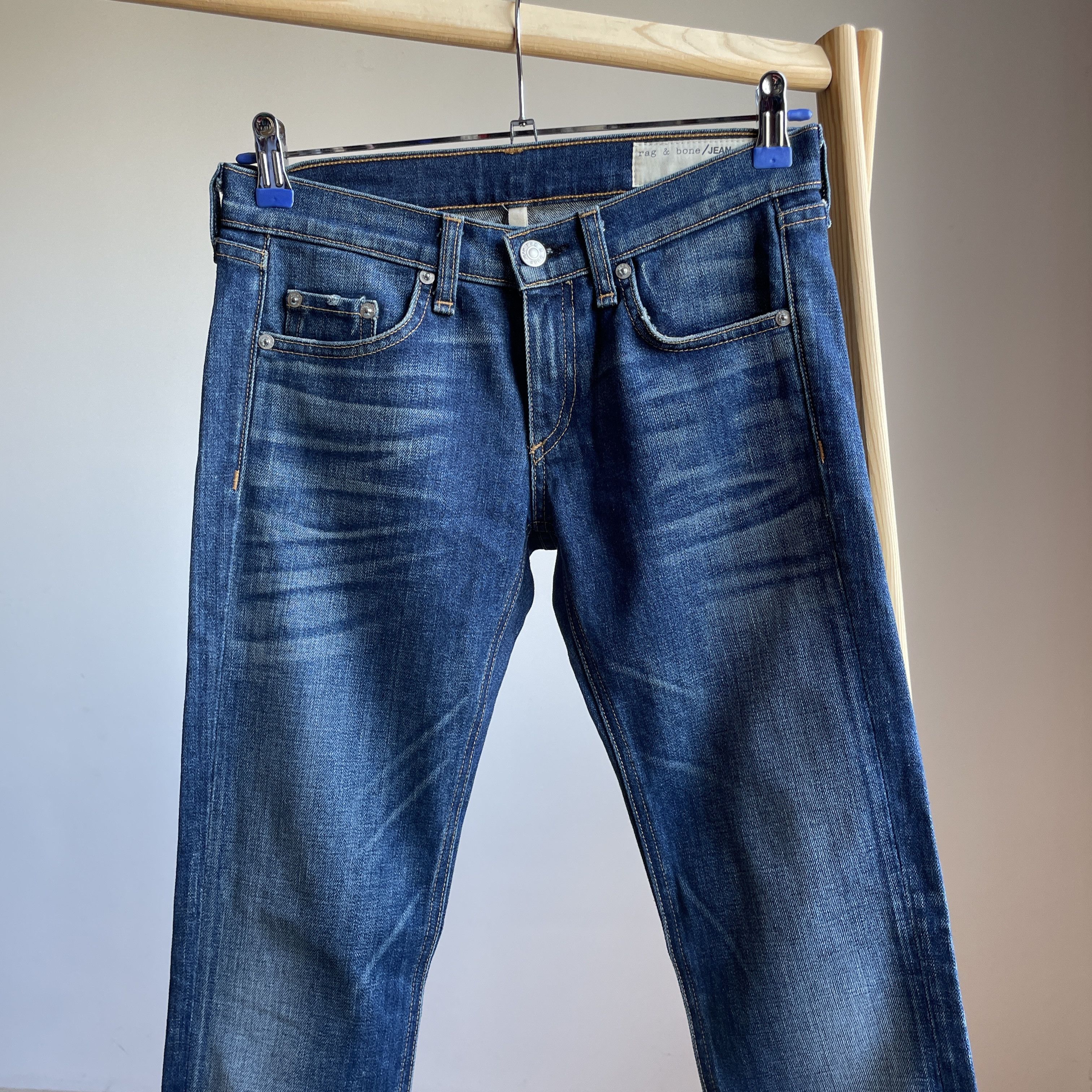 Rag & Bone Rag & Bone The Dre Womens Skinny Boyfriend Denim Size 24 Size 24" / US 00 / IT 34 - 3 Thumbnail