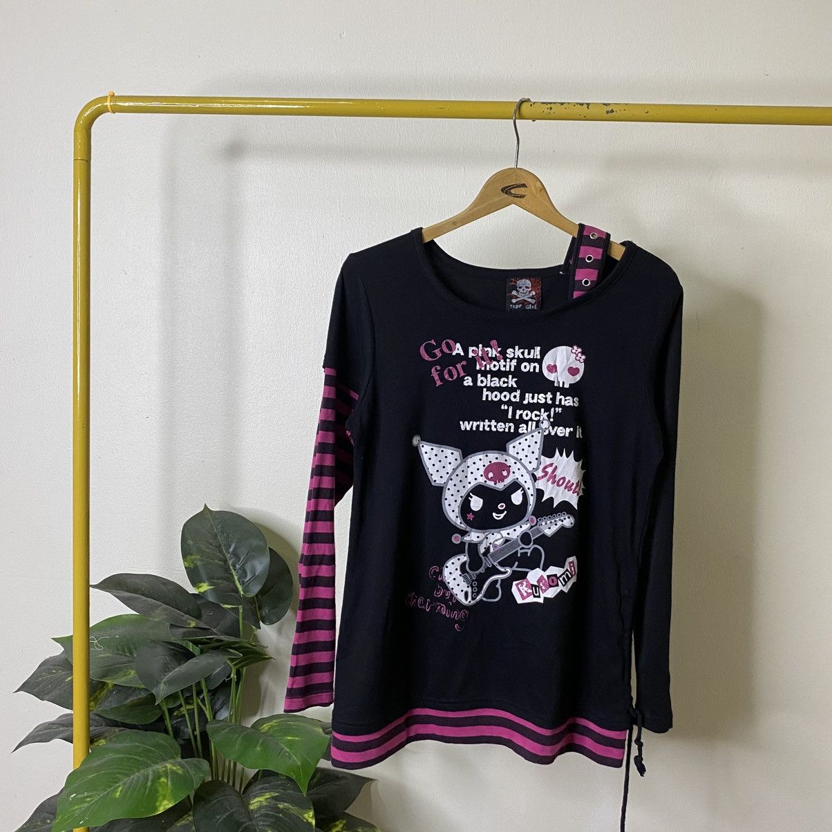 If Six Was Nine Skulls Seditionaries Cyber Gothic Punk Double Sleeves LS Tee Size S / US 4 / IT 40 - 1 Thumbnail