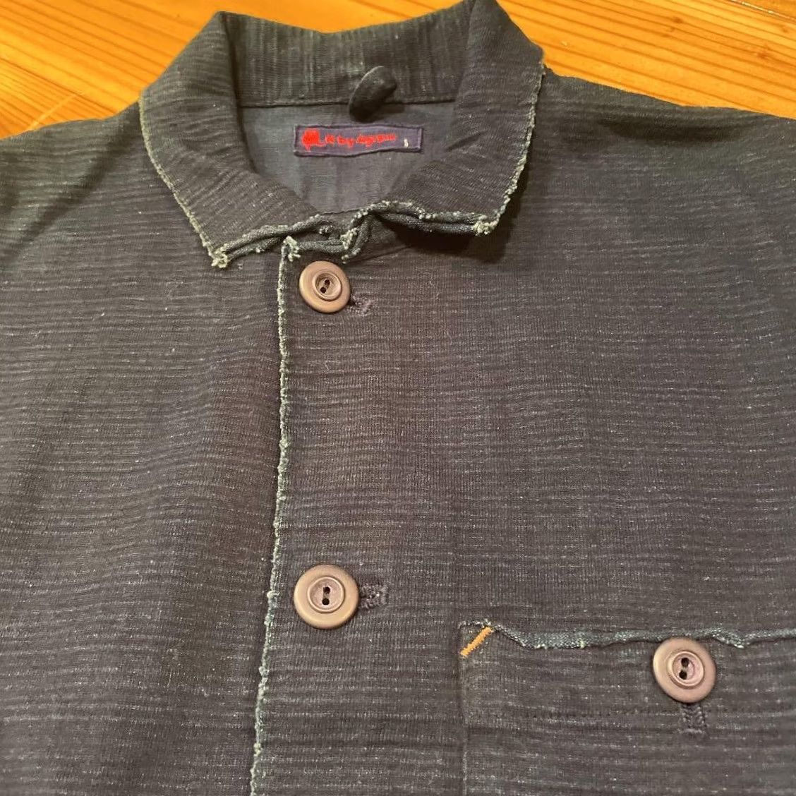 Vintage 45RPM Japanese Indigo Cotton Shirt Jacket Men S Long Sleeve Button-Up Shirt Jacket Indigo Cotton Shirt Jacket Size US S / EU 44-46 / 1 - 2 Thumbnail