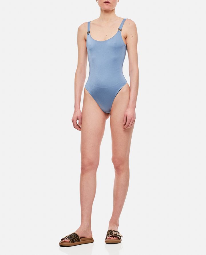Fendi o1w1db10325 FXBH59 Swimsuit in Blue Size XL / US 12-14 / IT 48-50 - 3 Thumbnail
