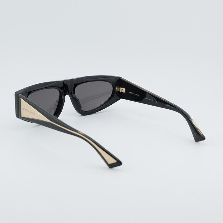 Bottega Veneta Bottega Veneta BV1277S 001 Sunglasses Black Cat Eye Frame Size ONE SIZE - 9 Thumbnail