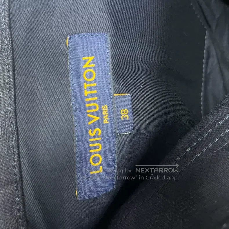Louis Vuitton Louis Vuitton Dark Blue Denim Print Pants Casual Pants Size US 38 / EU 54 - 2 Thumbnail