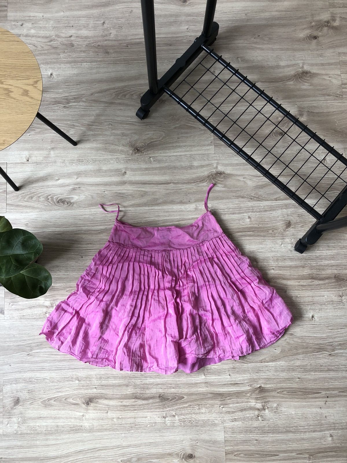 Ralph Lauren × Ralph Lauren Black Label Ralph Lauren Fairy Parachute Silk Midi Skirt Size 30" / US 8 / IT 44 - 1 Thumbnail