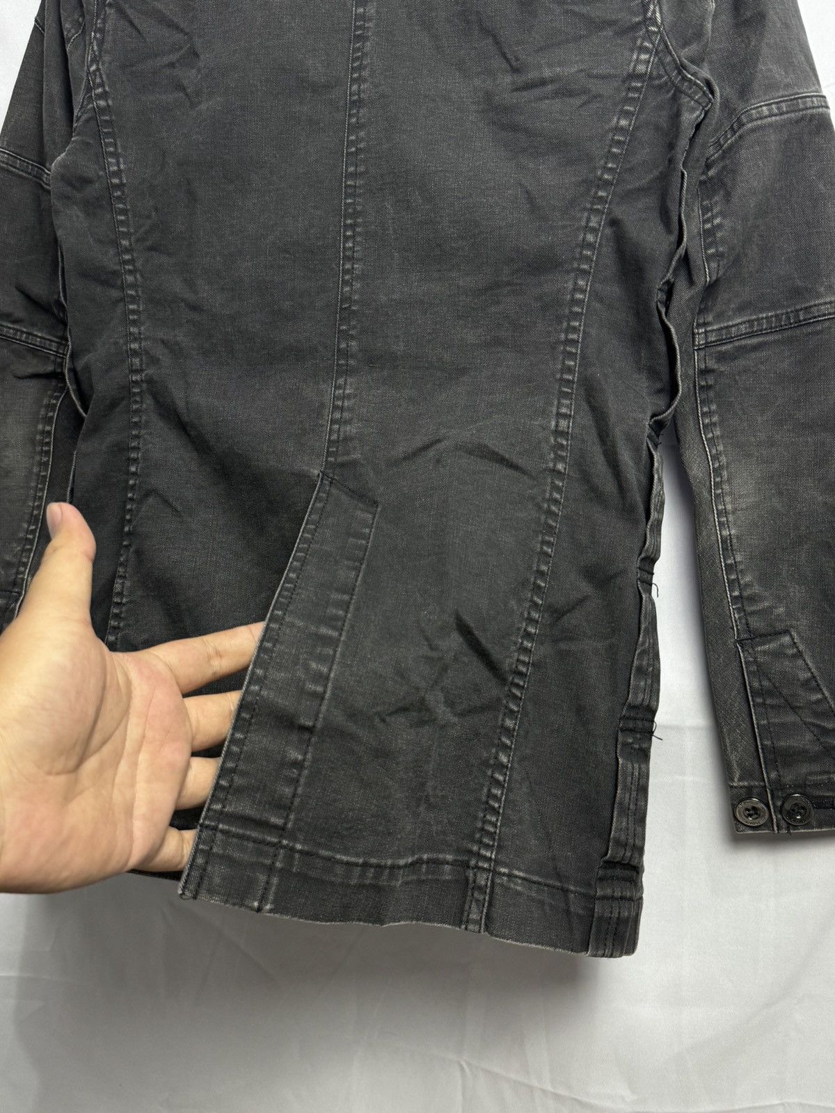 Hysteric Glamour Hysteric Glamour Bondage Washed Denim Jacket Stretch Size US S / EU 44-46 / 1 - 7 Thumbnail