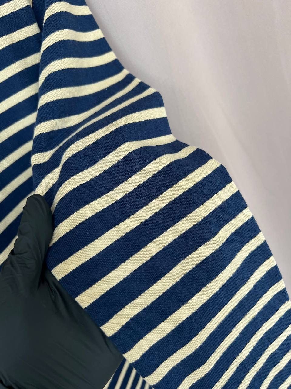 Le Minor Made In France Striped Long Sleeve Women Size 2 M/L