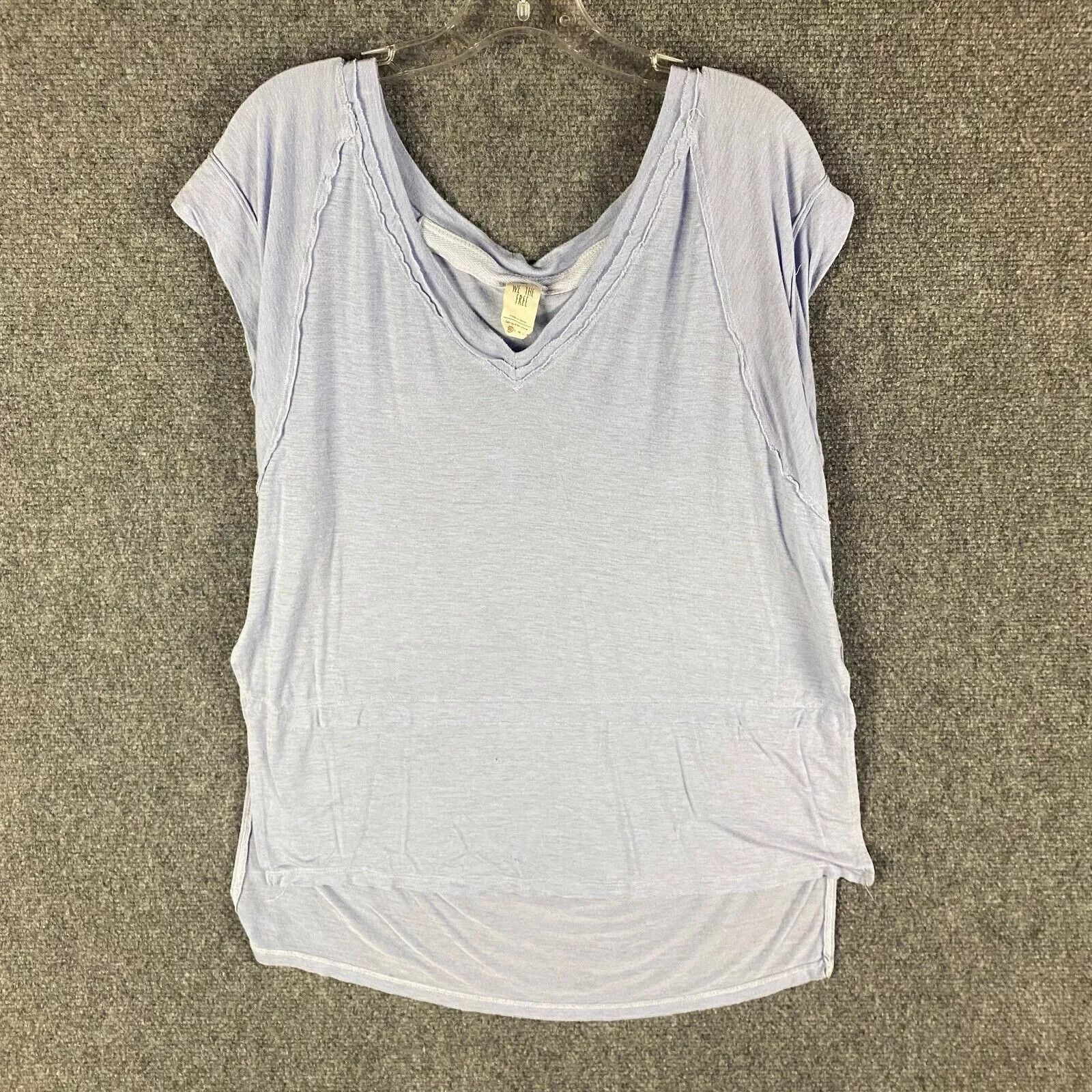Other We The Free Top Women's XS Pullover Tunic Distressed Rayon Size XS / US 0-2 / IT 36-38 - 1 Thumbnail