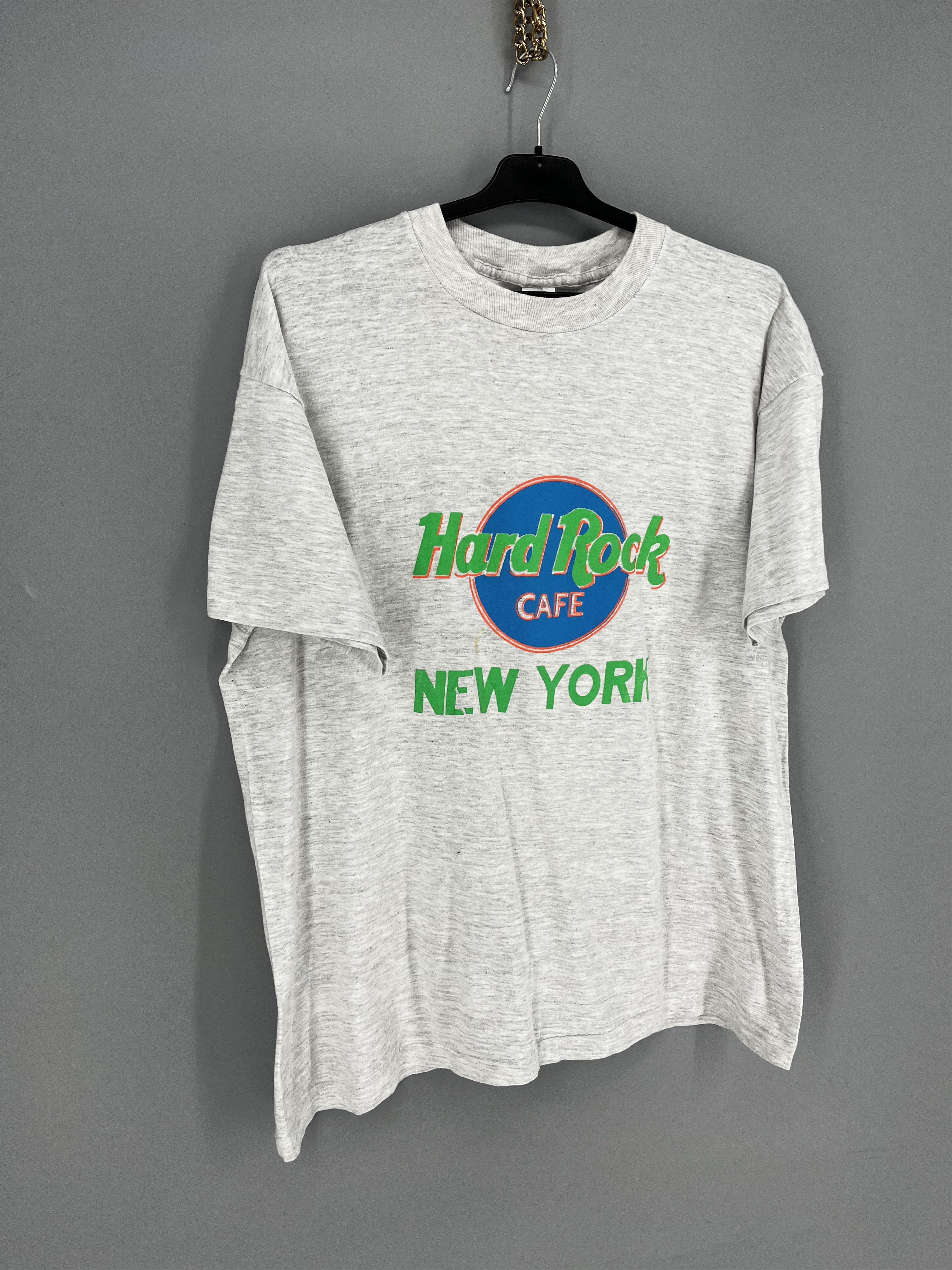 Band Tees Hard Rock Cafe New York Worn SINGLE STITCH Neon Colorway Size US M / EU 48-50 / 2 - 2 Thumbnail